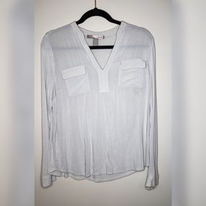 Light Grey Long Sleeve Top